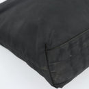 PRADA Hand Bag Nylon Black Silver Auth ar13974-11