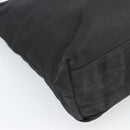 PRADA Hand Bag Nylon Black Silver Auth ar13974-13