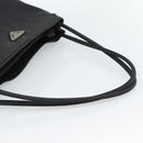 PRADA Hand Bag Nylon Black Silver Auth ar13974-7