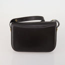 BALLY Chloe Shoulder Bag Suede Leather 2way 2 Set Dark Brown Beige Auth ar13975-3