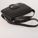 BALLY Chloe Shoulder Bag Suede Leather 2way 2 Set Dark Brown Beige Auth ar13975-5