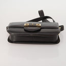 BALLY Chloe Shoulder Bag Suede Leather 2way 2 Set Dark Brown Beige Auth ar13975-7