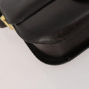 BALLY Chloe Shoulder Bag Suede Leather 2way 2 Set Dark Brown Beige Auth ar13975-8