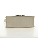 Christian Dior Montaigne Chain Bag Patent Leather Beige Gold Auth ar13976V-5