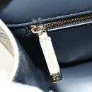 Christian Dior Montaigne Chain Bag Patent Leather Beige Gold Auth ar13976V-25
