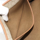 Christian Dior Honeycomb Canvas Shoulder Bag PVC Beige Gold Auth ar13978-22