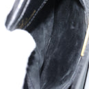 VALENTINO Shoulder Bag Leather Black Gold Auth ar13979-12