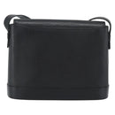 VALENTINO Shoulder Bag Leather Black Gold Auth ar13979-2