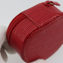LOUIS VUITTON Epi Ecrin Bijou 8 Jewelry Box Red M48227 LV Auth ar13982-16