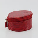 LOUIS VUITTON Epi Ecrin Bijou 8 Jewelry Box Red M48227 LV Auth ar13982-4