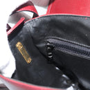 CELINE Shoulder Bag Leather Bordeaux Gold Auth ar13983-21