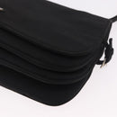 PRADA Shoulder Bag Nylon Black Silver Auth ar13984-11