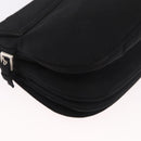 PRADA Shoulder Bag Nylon Black Silver Auth ar13984-12