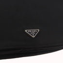 PRADA Shoulder Bag Nylon Black Silver Auth ar13984-15