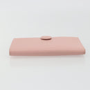 CHANEL Long Wallet Caviar Skin Pink Gold CC Auth ar13987A-7