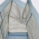 GUCCI Tote Bag Mesh Light Blue Silver 002 3754 0404 Auth ar13988-18