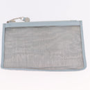 GUCCI Tote Bag Mesh Light Blue Silver 002 3754 0404 Auth ar13988-21