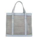 GUCCI Tote Bag Mesh Light Blue Silver 002 3754 0404 Auth ar13988-4