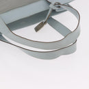 GUCCI Tote Bag Mesh Light Blue Silver 002 3754 0404 Auth ar13988-8