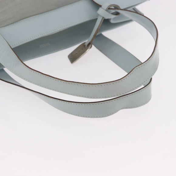 GUCCI Tote Bag Mesh Light Blue Silver 002 3754 0404 Auth ar13988