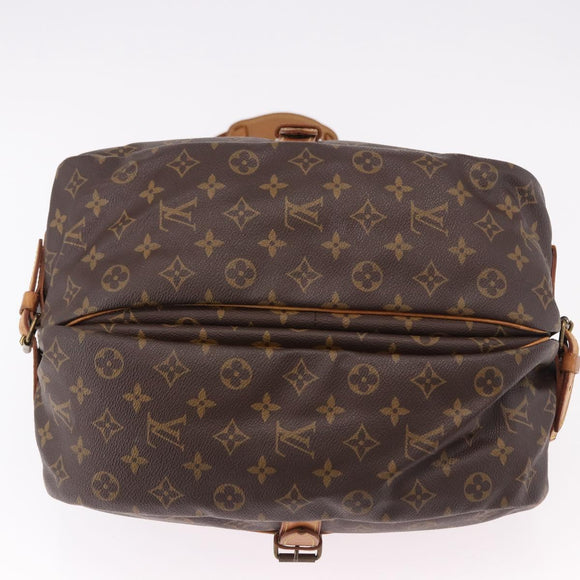 LOUIS VUITTON Monogram Saumur 35 Shoulder Bag M42254 LV Auth ar13991