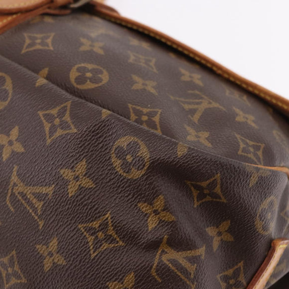 LOUIS VUITTON Monogram Saumur 35 Shoulder Bag M42254 LV Auth ar13991