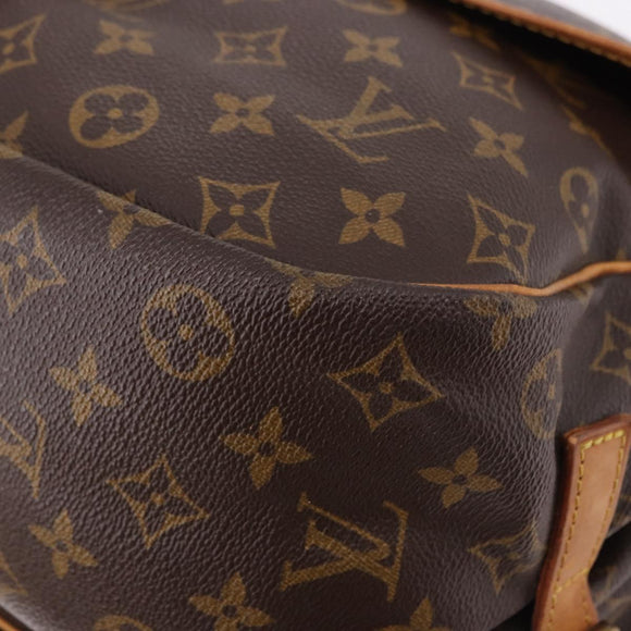 LOUIS VUITTON Monogram Saumur 35 Shoulder Bag M42254 LV Auth ar13991
