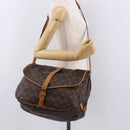 LOUIS VUITTON Monogram Saumur 35 Shoulder Bag M42254 LV Auth ar13991-31