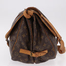 LOUIS VUITTON Monogram Saumur 35 Shoulder Bag M42254 LV Auth ar13991-4