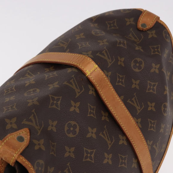 LOUIS VUITTON Monogram Saumur 35 Shoulder Bag M42254 LV Auth ar13991