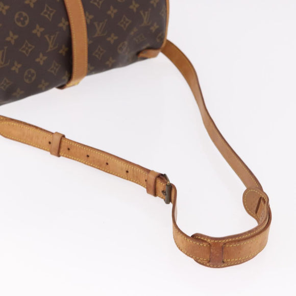 LOUIS VUITTON Monogram Saumur 35 Shoulder Bag M42254 LV Auth ar13991