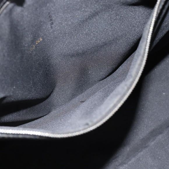 FENDI Zucca Canvas Tote Bag Nylon Black Silver Auth ar13992