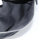 FENDI Zucca Canvas Tote Bag Nylon Black Silver Auth ar13992-22