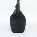 FENDI Zucca Canvas Tote Bag Nylon Black Silver Auth ar13992-3