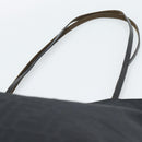 FENDI Zucca Canvas Tote Bag Nylon Black Silver Auth ar13992-8