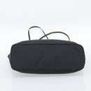 FENDI Zucca Canvas Tote Bag Nylon Black Silver Auth ar13992-5