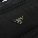 PRADA Backpack Nylon Black Silver Auth ar13994-16