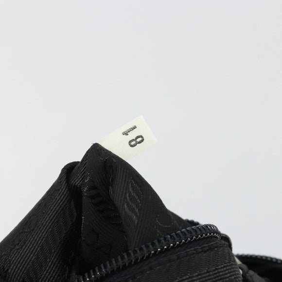 PRADA Backpack Nylon Black Silver Auth ar13994