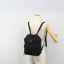 PRADA Backpack Nylon Black Silver Auth ar13994-26