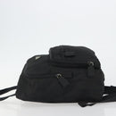 PRADA Backpack Nylon Black Silver Auth ar13994-5