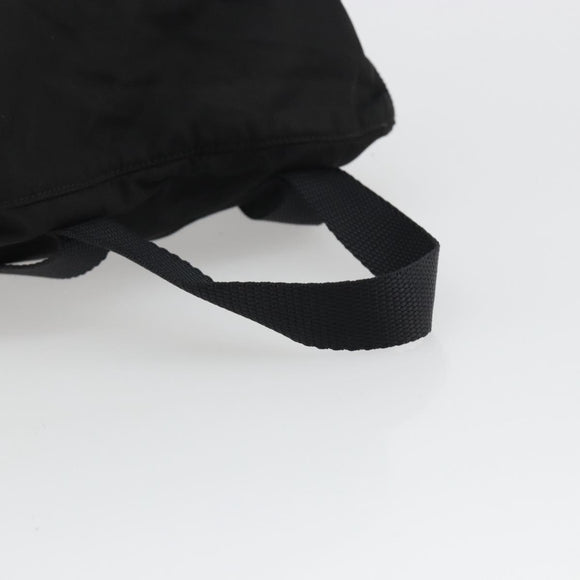 PRADA Backpack Nylon Black Silver Auth ar13994