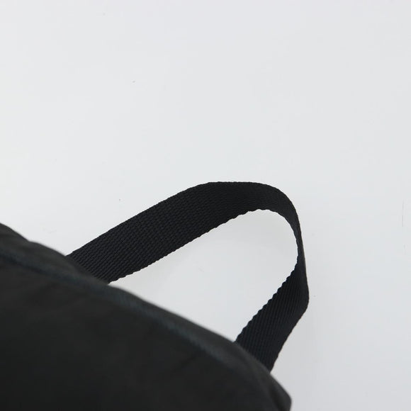 PRADA Backpack Nylon Black Silver Auth ar13994
