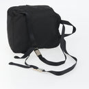 PRADA Backpack Nylon Black Silver Auth ar13994-9