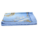 HERMES Carre 140 Scarf Cashmere Blue Auth ar13996M-7
