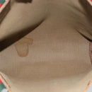 GUCCI GG Supreme Web Sherry Line Tote Bag PVC Beige Gold Auth ar13997-17