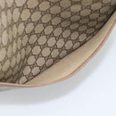 GUCCI GG Supreme Web Sherry Line Tote Bag PVC Beige Gold Auth ar13997-20