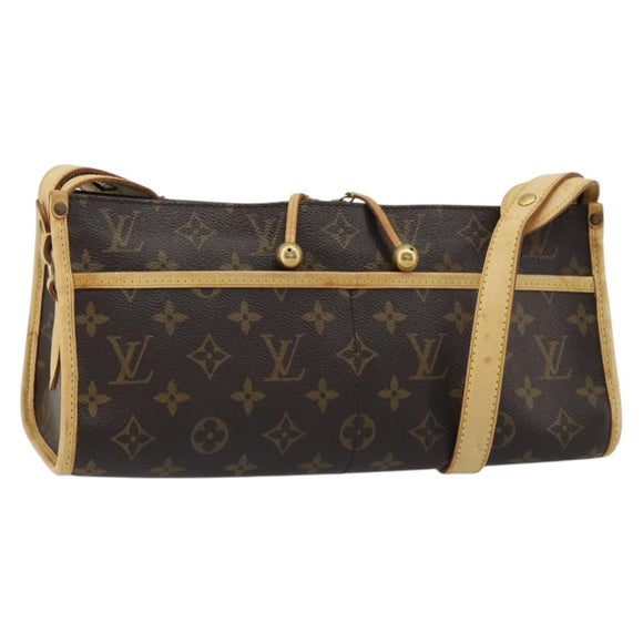 LOUIS VUITTON Monogram Popincourt Long Shoulder Bag M40008 LV Auth ar13999
