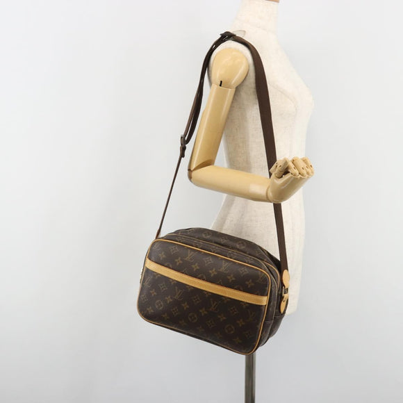 LOUIS VUITTON Monogram Reporter PM Shoulder Bag M45254 LV Auth ar14000