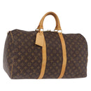 LOUIS VUITTON Monogram Keepall 50 Boston Bag M41426 LV Auth ar14004-1