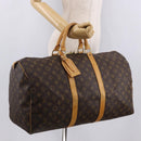 LOUIS VUITTON Monogram Keepall 50 Boston Bag M41426 LV Auth ar14004-21